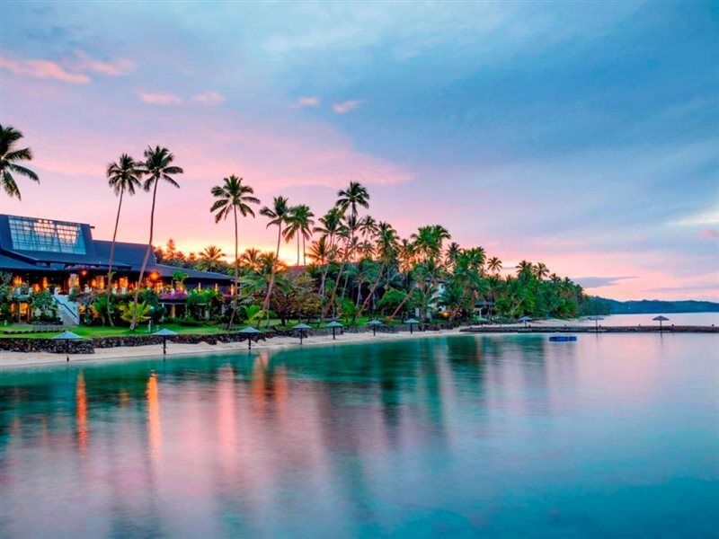 เดอะ วอริค ฟิจิ รีสอร์ต Hotel Korolevu  ภายนอก รูปภาพ Sunset at the Four Seasons Resort