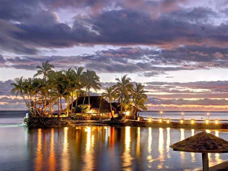 เดอะ วอริค ฟิจิ รีสอร์ต Hotel Korolevu  ภายนอก รูปภาพ Sunset at the Sheraton Resort